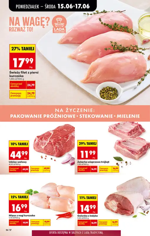 Biedronka - gazetka promocyjna Od poniedziałku, Z ladą tradycyjną od poniedziałku 15.06 do soboty 20.06 - strona 34