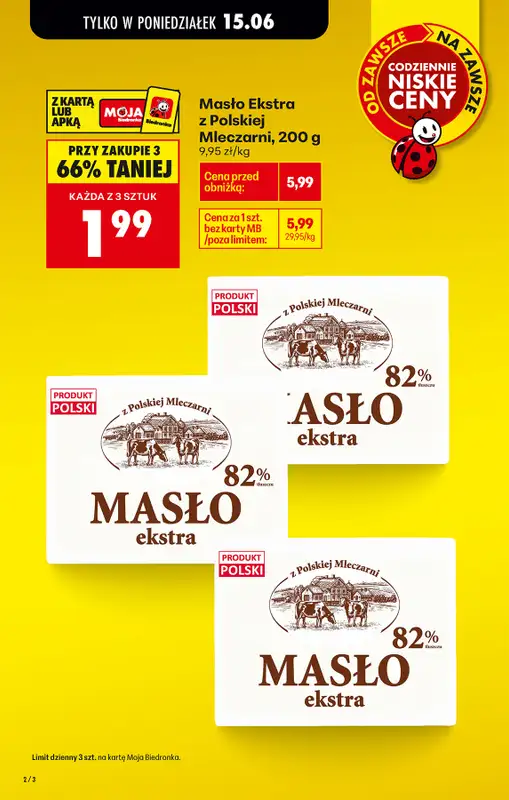 Biedronka - gazetka promocyjna Od poniedziałku, Z ladą tradycyjną od poniedziałku 15.06 do soboty 20.06 - strona 4
