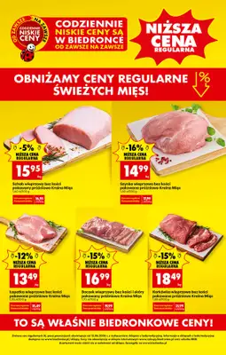 Biedronka - gazetka promocyjna Nowa niższa cena od poniedziałku 15.06 do soboty 20.06