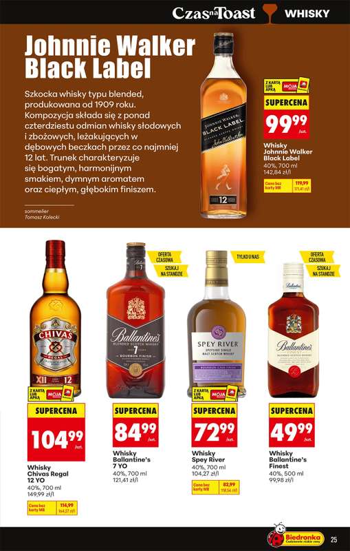 Biedronka - gazetka promocyjna Czas na Toast! od poniedziałku 15.06 do niedzieli 28.06 - strona 27