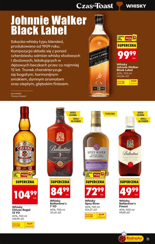 Biedronka - gazetka promocyjna Czas na Toast! od poniedziałku 15.06 do niedzieli 28.06 - strona 27