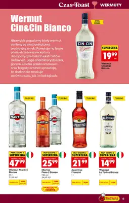 Biedronka - gazetka promocyjna Czas na Toast! od poniedziałku 15.06 do niedzieli 28.06 - strona 21