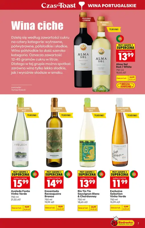 Biedronka - gazetka promocyjna Czas na Toast! od poniedziałku 15.06 do niedzieli 28.06 - strona 9