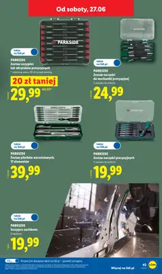 Lidl - gazetka promocyjna Katalog od poniedziałku 22.06 do soboty 27.06 - strona 49