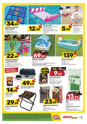 Bricomarche - gazetka promocyjna Gazetka od środy 17.06 do niedzieli 28.06 - strona 3