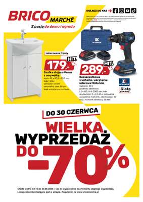 Bricomarche - gazetka promocyjna Gazetka od środy 17.06 do niedzieli 28.06