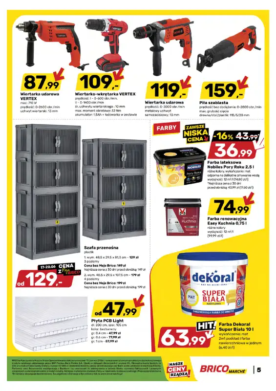Bricomarche - gazetka promocyjna Gazetka od środy 17.06 do niedzieli 28.06 - strona 6