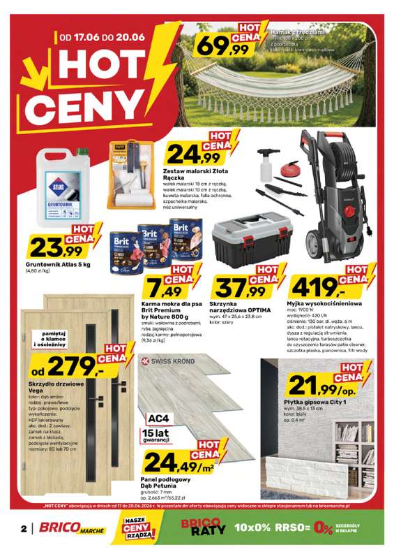 Bricomarche - gazetka promocyjna Gazetka od środy 17.06 do niedzieli 28.06 - strona 2