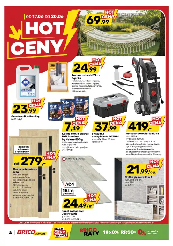 Bricomarche - gazetka promocyjna Gazetka od środy 17.06 do niedzieli 28.06 - strona 2