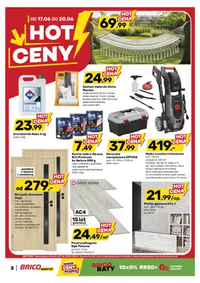 Bricomarche - gazetka promocyjna Hot ceny od środy 17.06 do soboty 20.06 - strona 2