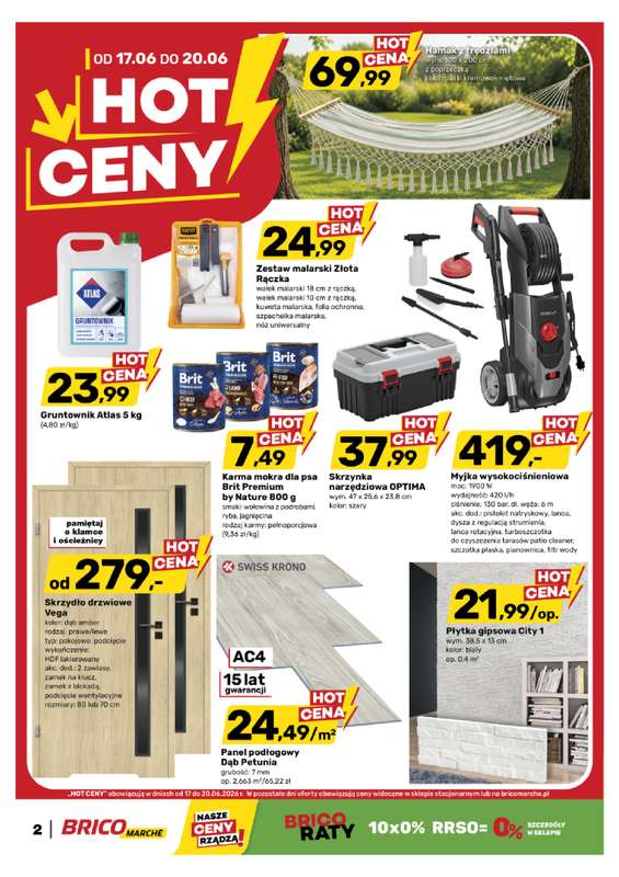 Bricomarche - gazetka promocyjna Hot ceny od środy 17.06 do soboty 20.06 - strona 2
