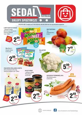 Sedal - gazetka promocyjna Gazetka od środy 17.06 do niedzieli 28.06