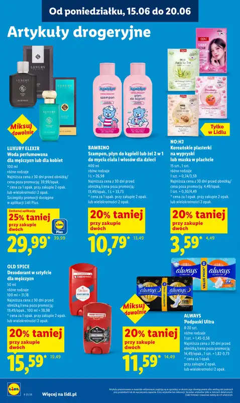 Lidl - gazetka promocyjna Oferta od poniedziałku od poniedziałku 15.06 do środy 17.06 - strona 94