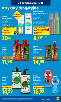 Lidl - gazetka promocyjna Oferta od poniedziałku od poniedziałku 15.06 do środy 17.06 - strona 93