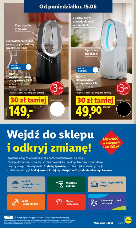 Lidl - gazetka promocyjna Oferta od poniedziałku od poniedziałku 15.06 do środy 17.06 - strona 29