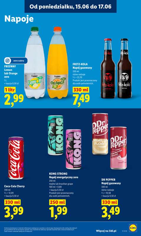 Lidl - gazetka promocyjna Oferta od poniedziałku od poniedziałku 15.06 do środy 17.06 - strona 77