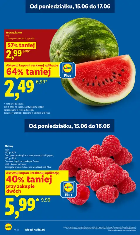 Lidl - gazetka promocyjna Oferta od poniedziałku od poniedziałku 15.06 do środy 17.06 - strona 12