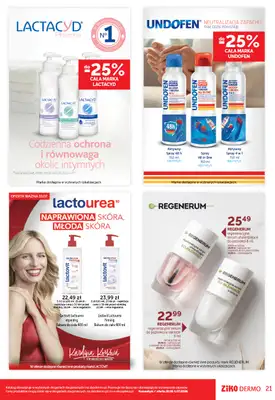 Ziko Dermo - gazetka promocyjna Twoje miejsce dla komfortu Twojej skóry od czwartku 18.06 do środy 01.07 - strona 21