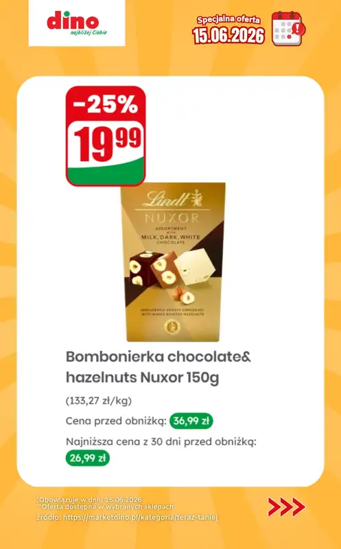 Dino - gazetka promocyjna Specjalna oferta na 15.06.2026 - promocje spoza gazetki od poniedziałku 15.06 do poniedziałku 15.06 - strona 5
