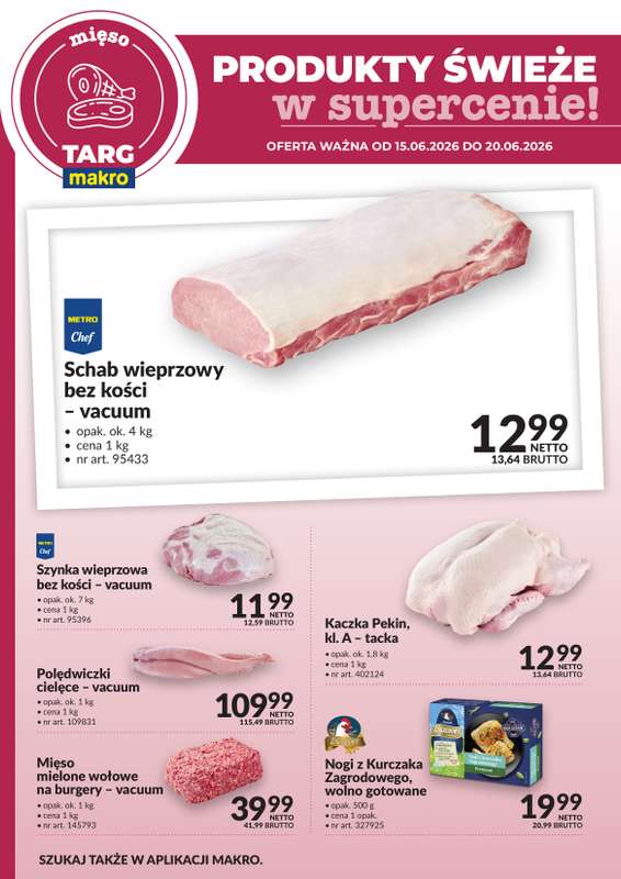 Makro - gazetka promocyjna Targ MAKRO - oferta świeża w super cenach! od poniedziałku 15.06 do soboty 20.06 - strona 2