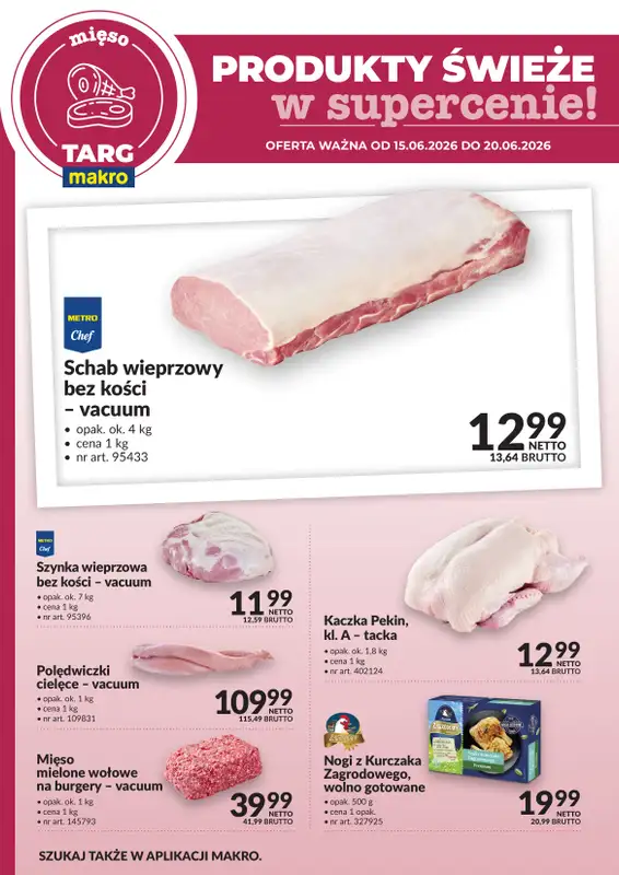 Makro - gazetka promocyjna Targ MAKRO - oferta świeża w super cenach!   - strona 2