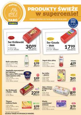 Makro - gazetka promocyjna Targ MAKRO - oferta świeża w super cenach! od poniedziałku 15.06 do soboty 20.06