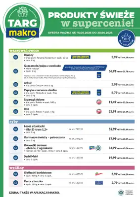 Makro - gazetka promocyjna Targ MAKRO - oferta świeża w super cenach! od poniedziałku 15.06 do soboty 20.06 - strona 6