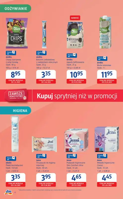 Drogerie DM - gazetka promocyjna Gazetka  do środy 01.07 - strona 4