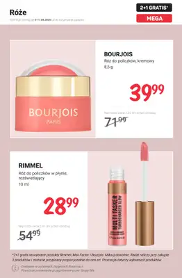 Rossmann - gazetka promocyjna 2+1 gratis na wybrane produkty Rimmel, Max Factor i Bourjois od poniedziałku 15.06 do środy 17.06 - strona 5