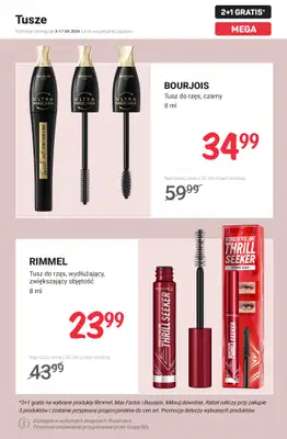 Rossmann - gazetka promocyjna 2+1 gratis na wybrane produkty Rimmel, Max Factor i Bourjois od poniedziałku 15.06 do środy 17.06 - strona 7
