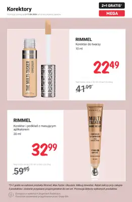 Rossmann - gazetka promocyjna 2+1 gratis na wybrane produkty Rimmel, Max Factor i Bourjois od poniedziałku 15.06 do środy 17.06 - strona 4