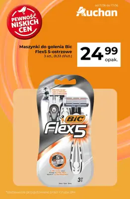 Auchan - gazetka promocyjna Maszynki do golenia w super cenie od poniedziałku 15.06 do środy 17.06 - strona 3