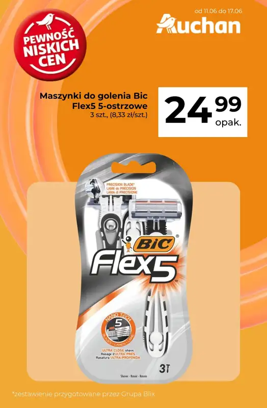 Auchan - gazetka promocyjna Maszynki do golenia w super cenie   - strona 3
