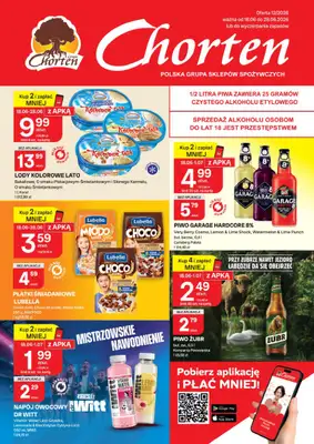 Chorten - gazetka promocyjna Gazetka Lubelskie, Łódzkie, Radom Market od czwartku 18.06 do niedzieli 28.06