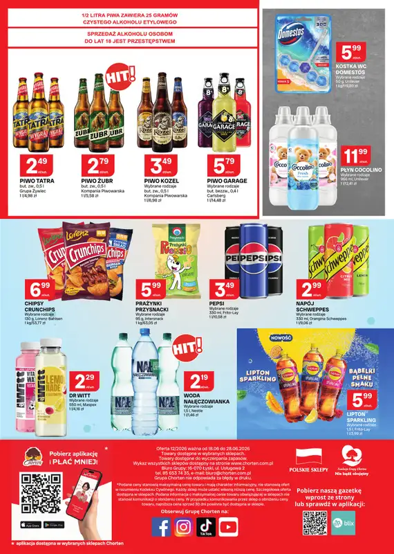 Chorten - gazetka promocyjna Gazetka Małopolska, Śląsk, Podkarpacie, Opolskie Market od czwartku 18.06 do niedzieli 28.06 - strona 4