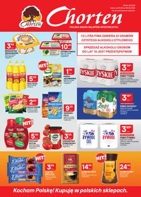 Chorten - gazetka promocyjna Gazetka Małopolska, Śląsk, Podkarpacie, Opolskie Market od czwartku 18.06 do niedzieli 28.06