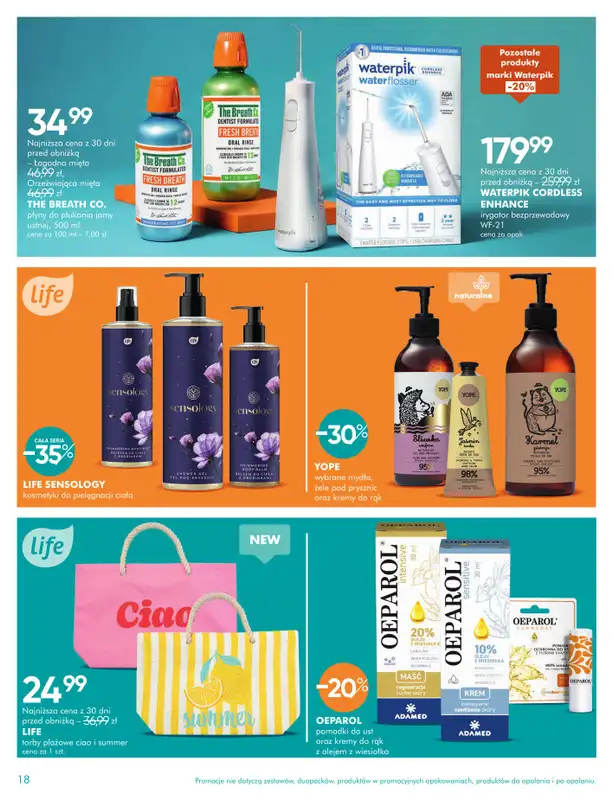 Super-Pharm - gazetka promocyjna Katalog Lato od wtorku 16.06 do niedzieli 12.07 - strona 18