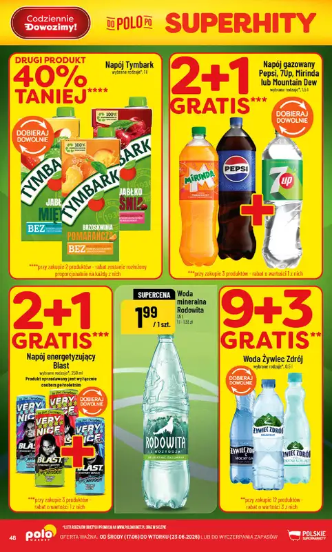 POLOmarket - gazetka promocyjna Gazetka od środy 17.06 do wtorku 23.06 - strona 48