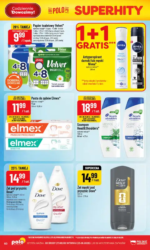 POLOmarket - gazetka promocyjna Gazetka od środy 17.06 do wtorku 23.06 - strona 60