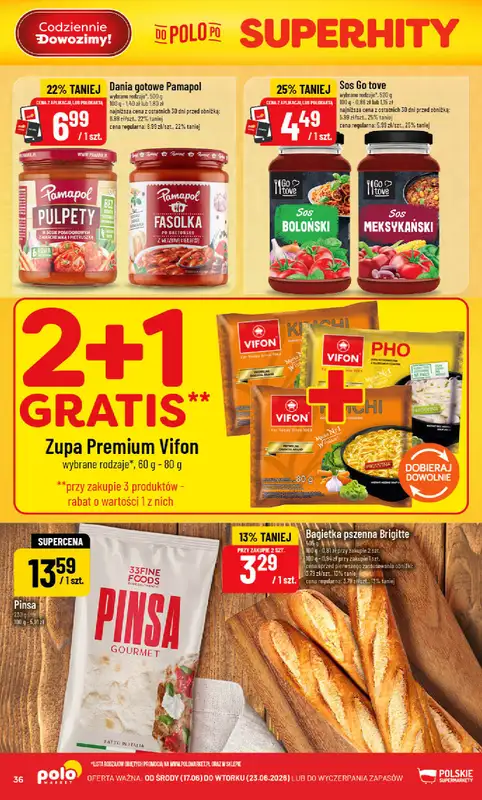 POLOmarket - gazetka promocyjna Gazetka od środy 17.06 do wtorku 23.06 - strona 36