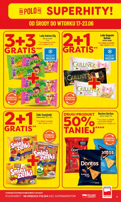 POLOmarket - gazetka promocyjna Gazetka od środy 17.06 do wtorku 23.06 - strona 5