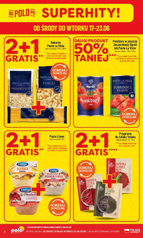 POLOmarket - gazetka promocyjna Gazetka od środy 17.06 do wtorku 23.06 - strona 2