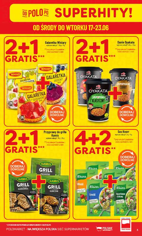 POLOmarket - gazetka promocyjna Gazetka od środy 17.06 do wtorku 23.06 - strona 3