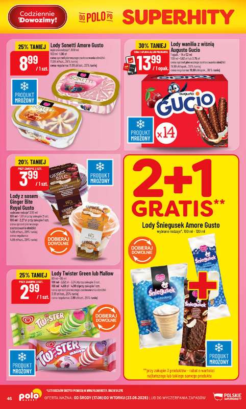 POLOmarket - gazetka promocyjna Gazetka od środy 17.06 do wtorku 23.06 - strona 46