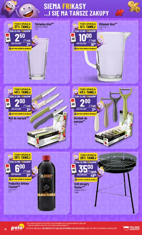 POLOmarket - gazetka promocyjna Frikasowy Katalog od środy 17.06 do wtorku 23.06 - strona 16