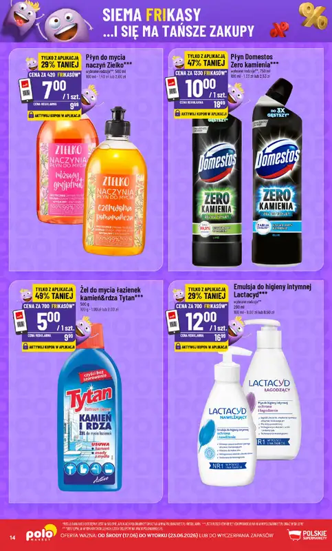 POLOmarket - gazetka promocyjna Frikasowy Katalog od środy 17.06 do wtorku 23.06 - strona 14