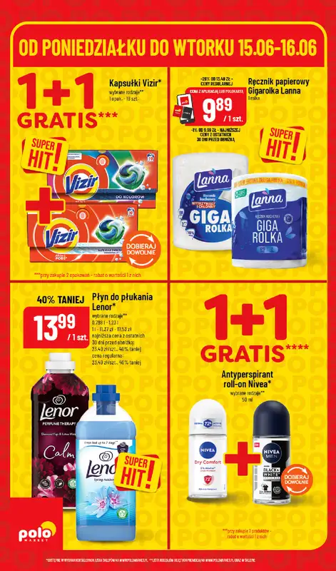 POLOmarket - gazetka promocyjna Super hity od poniedziałku 15.06 do wtorku 16.06 - strona 6