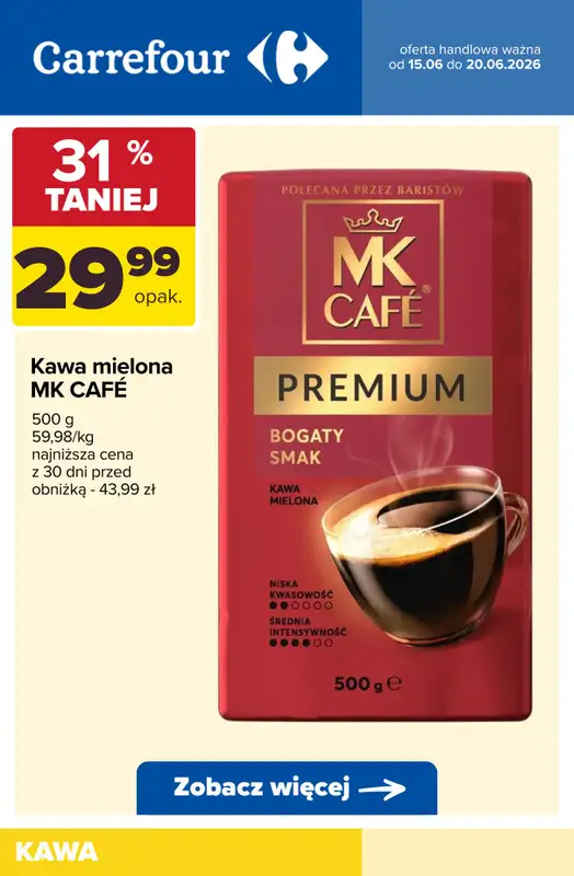 Carrefour - gazetka promocyjna Do -57% TANIEJ! Na pojedyncze produkty od wtorku 16.06 do soboty 20.06 - strona 6