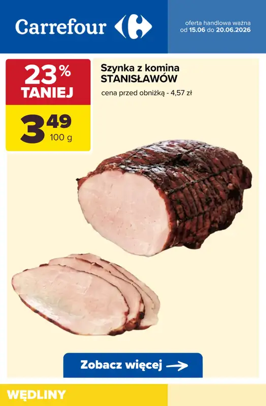 Carrefour - gazetka promocyjna Do -57% TANIEJ! Na pojedyncze produkty od wtorku 16.06 do soboty 20.06 - strona 10