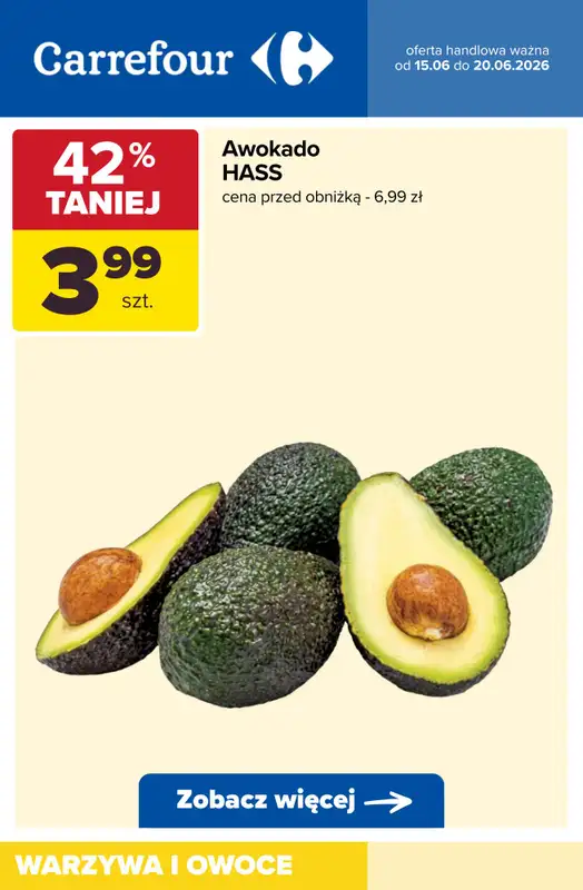 Carrefour - gazetka promocyjna Do -57% TANIEJ! Na pojedyncze produkty od wtorku 16.06 do soboty 20.06 - strona 3